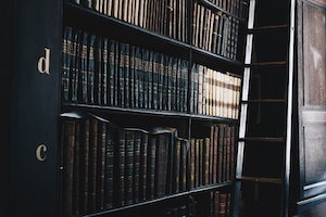 Orange County California Criminal Attorney Close Up of Law Books on a Shelf