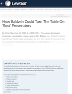 How Baldwin Could Turn The Table On 'Rust'